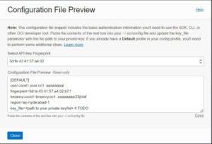Configure Oracle OCI Command Line Interface (CLI) in Windows - Oracleshare